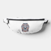 Patriottisch geloof boven vrees USA Vector Graphic Heuptasje (Liggend)