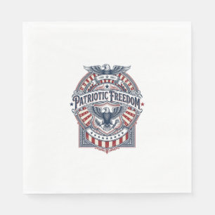 Patriottisch geloof boven vrees USA Vector Graphic Servet