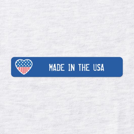Patriottisch gemaakt in de Verenigde Staten, aange Labels (Design 1)