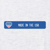 Patriottisch gemaakt in de Verenigde Staten, aange Labels (Design 2)