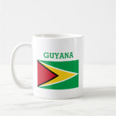 Patriottisch gepersonaliseerd GUYANA Koffiemok (Links)