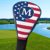 Patriottisch gepersonaliseerd monogram Amerikaanse Golfheadcover