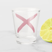 Patriottisch glas met vlag van Alabama, Verenigde  (Achterkant)