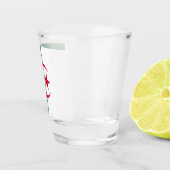 Patriottisch glas met vlag van Algerije (Rechts)