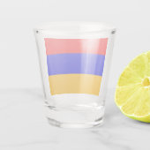 Patriottisch glas met vlag van Armenië (Achterkant)