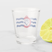 Patriottisch glas met vlag van Cincinnati (Achterkant)