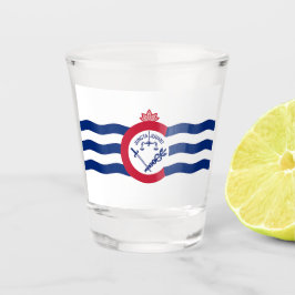 Patriottisch glas met vlag van Cincinnati