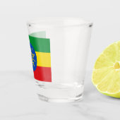Patriottisch glas met vlag van Ethiopië (Rechts)