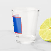 Patriottisch glas met vlag van Guam (Rechts)