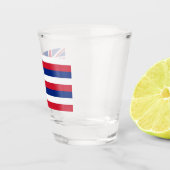 Patriottisch glas met vlag van Hawaï, Verenigde St (Rechts)