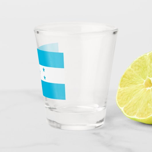 Patriottisch glas met vlag van Honduras (Rechts)