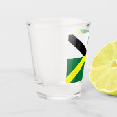 Patriottisch glas met vlag van Monterey (Links)