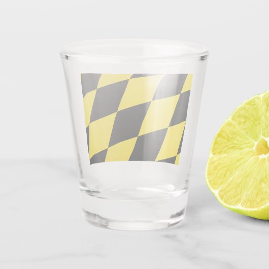 Patriottisch glas met vlag van München (Achterkant)