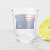 Patriottisch glas met vlag van Nieuw-Zeeland (Achterkant)