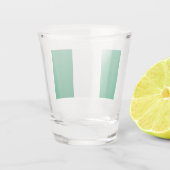 Patriottisch glas met vlag van Nigeria (Achterkant)