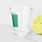 Patriottisch glas met vlag van Nigeria (Rechts)