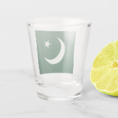 Patriottisch glas met vlag van Pakistan (Achterkant)