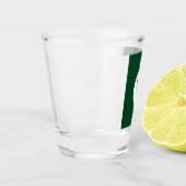 Patriottisch glas met vlag van Pakistan (Links)