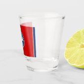 Patriottisch glas met vlag van Tennessee (Rechts)