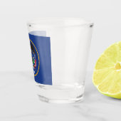 Patriottisch glas met vlag van Utah (Rechts)