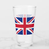 Patriottisch glazen beker met vlag van het Verenig (Achterkant)