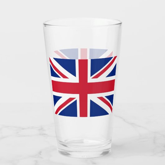 Patriottisch glazen beker met vlag van het Verenig (Achterkant)