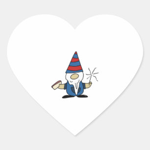 Patriottisch gnoom hart sticker
