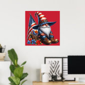 patriottisch gnoom-Poster Poster (Thuiskantoor)