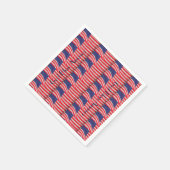 Patriottisch, God Bless America, 4 juli Paper Servetten (Hoek)