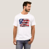 Patriottisch God Bless America T-shirt (Voorkant volledig)