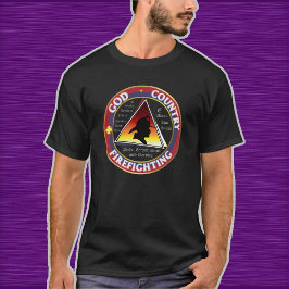 Patriottisch God Land waar de gevechtsstrijd cirke T-shirt