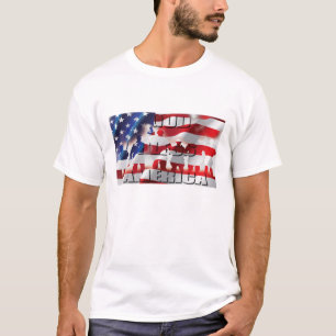 Patriottisch God Zegen Amerika T-shirt