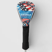 Patriottisch Golfheadcover (Voorkant)