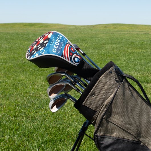 Patriottisch Golfheadcover (Insitu)