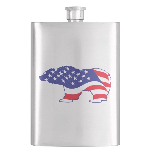 Patriottisch-Grizzly Flacon (Voorkant)