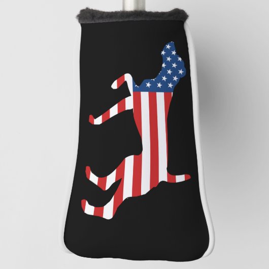 Patriottisch GSP Dog Pointing Golfheadcover (Draai 90)