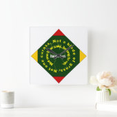 Patriottisch, Guyana Diamond Clock Vierkante Klok (Huis)