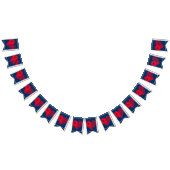 Patriottisch Hart slingersbanner Vlaggetjes (Alle)