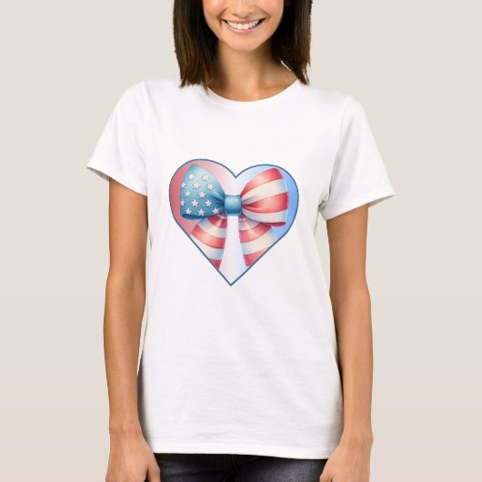 Patriottisch Hart T-shirt (Voorkant)