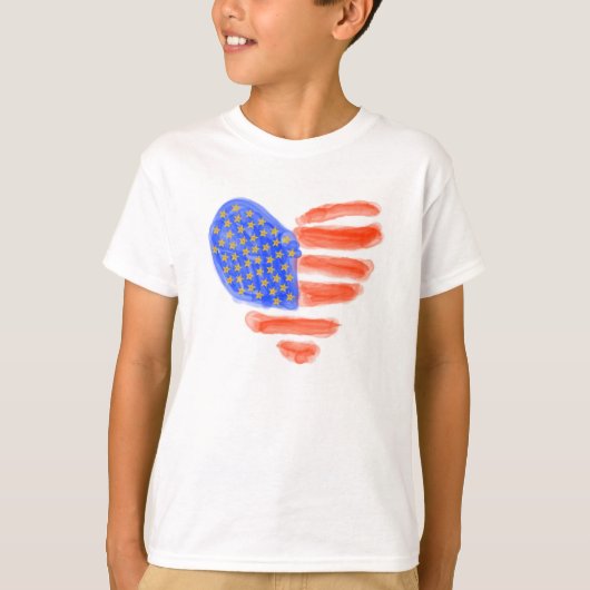 Patriottisch hart T-shirt (Voorkant)