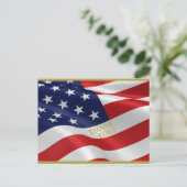 Patriottisch ... HARTELIJK BEDANKT! Briefkaart (Staand voorkant)