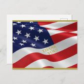 Patriottisch ... HARTELIJK BEDANKT! Briefkaart (Voorkant / Achterkant)