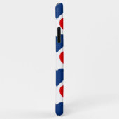 Patriottisch hartenontwerp Case-Mate iPhone case (Achterkant/rechts)