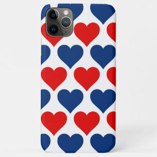 Patriottisch hartenontwerp Case-Mate iPhone case
