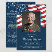 Patriottisch Herdenkingsdienst Programma (Voorkant / Achterkant)