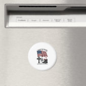 Patriottisch herdenkingskruis laarzen klaproos vla magneet (Insitu (Vaatwasser))