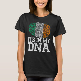  patriottisch. Het staat in mijn DNA Ierland vlag T-shirt