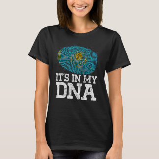  Patriottisch Het staat in mijn DNA Kazachstaanse  T-shirt