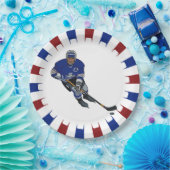 Patriottisch Hockey Design Paper Party-Bord Papieren Bordje (Feest)