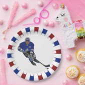 Patriottisch Hockey Design Paper Party-Bord Papieren Bordje (Feest)